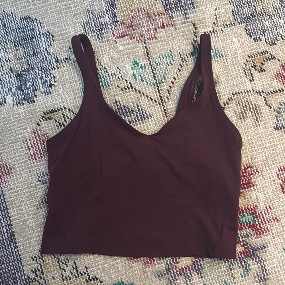 Dark Purple Align Lululemon Bra Top